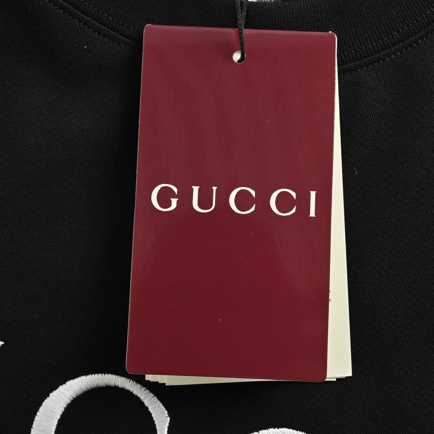 Gucci/古驰 25ss 简约字母刺绣短袖