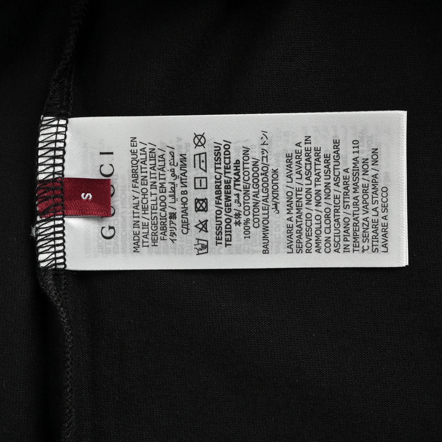Gucci/古驰 25ss 简约字母刺绣短袖