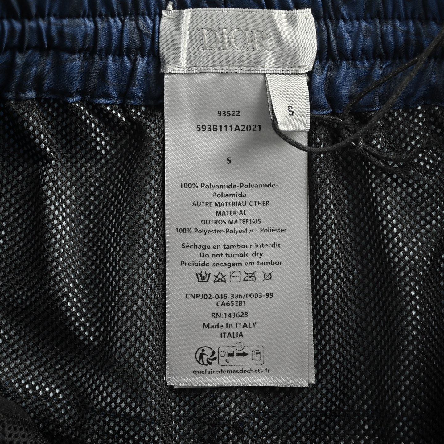 Dior/迪奥 25ss 满印老花拼色短裤
