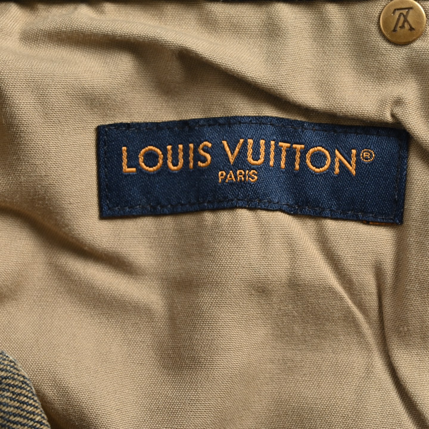 Louis Vuitton/路易威登 老花浮雕压花牛仔短裤