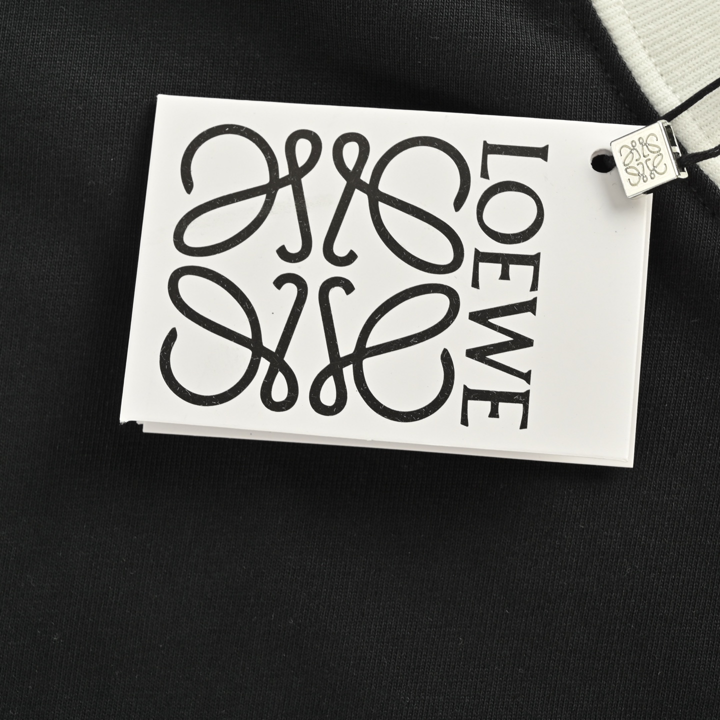 Loewe/罗意威 25ss 拼接织带刺绣短袖