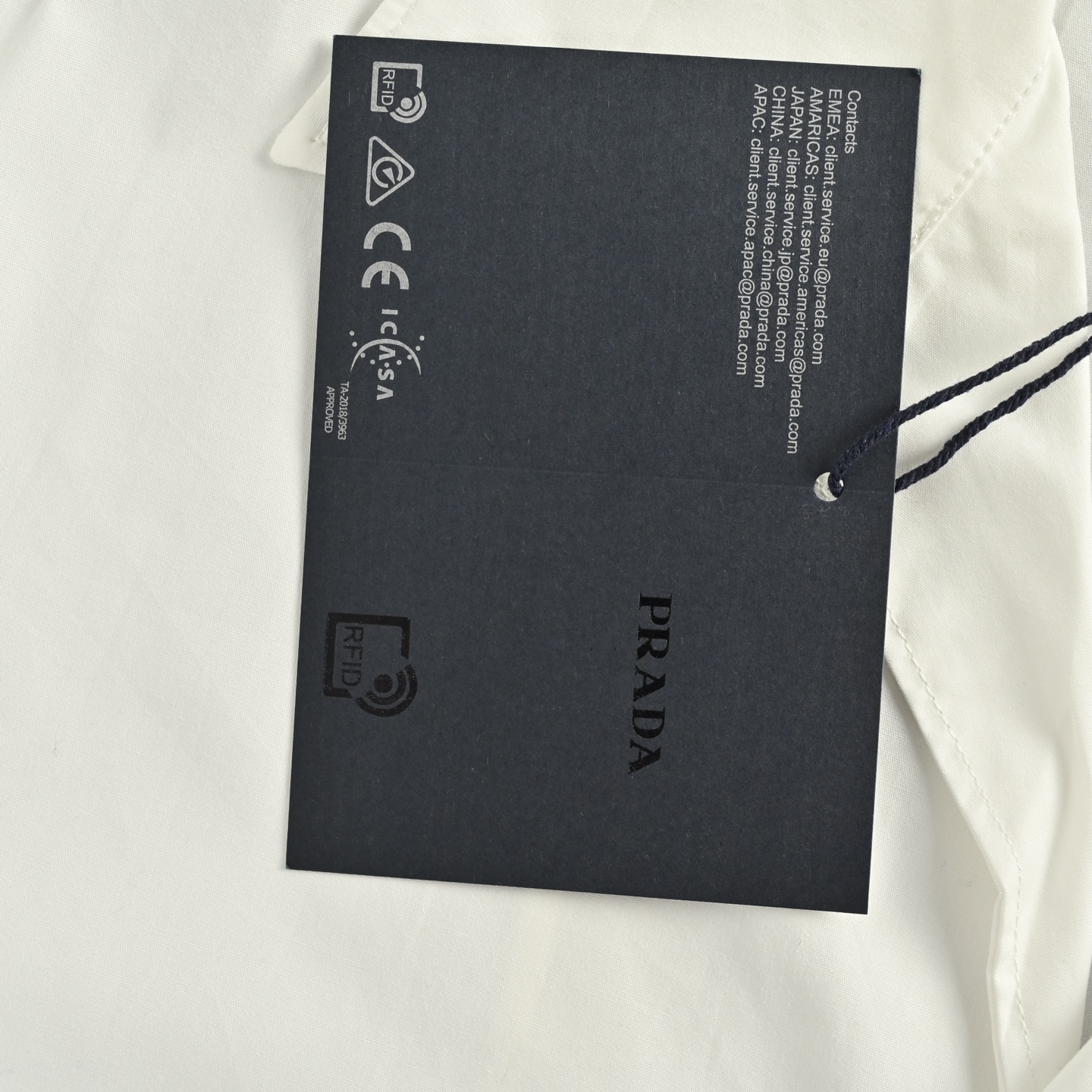 Prada/普拉达 25ss 口袋徽标短袖衬衫