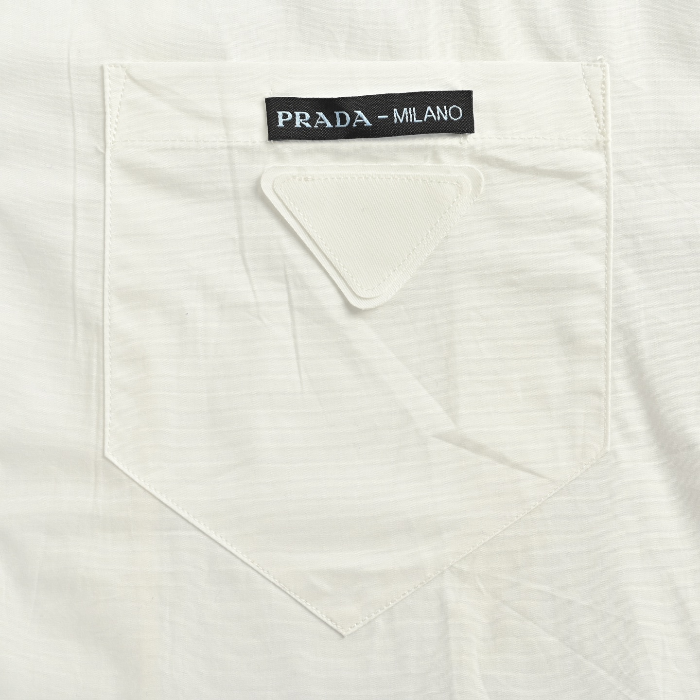 Prada/普拉达 25ss 口袋徽标短袖衬衫