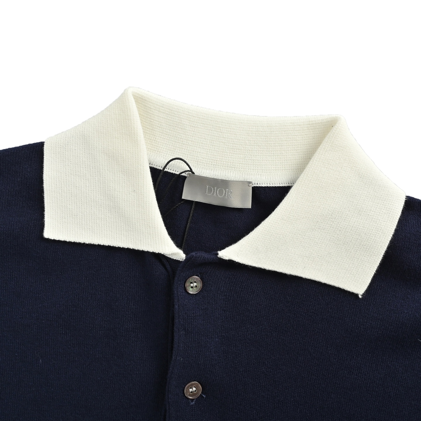 Dior/迪奥 25ss 铃兰花刺绣针织Polo短袖