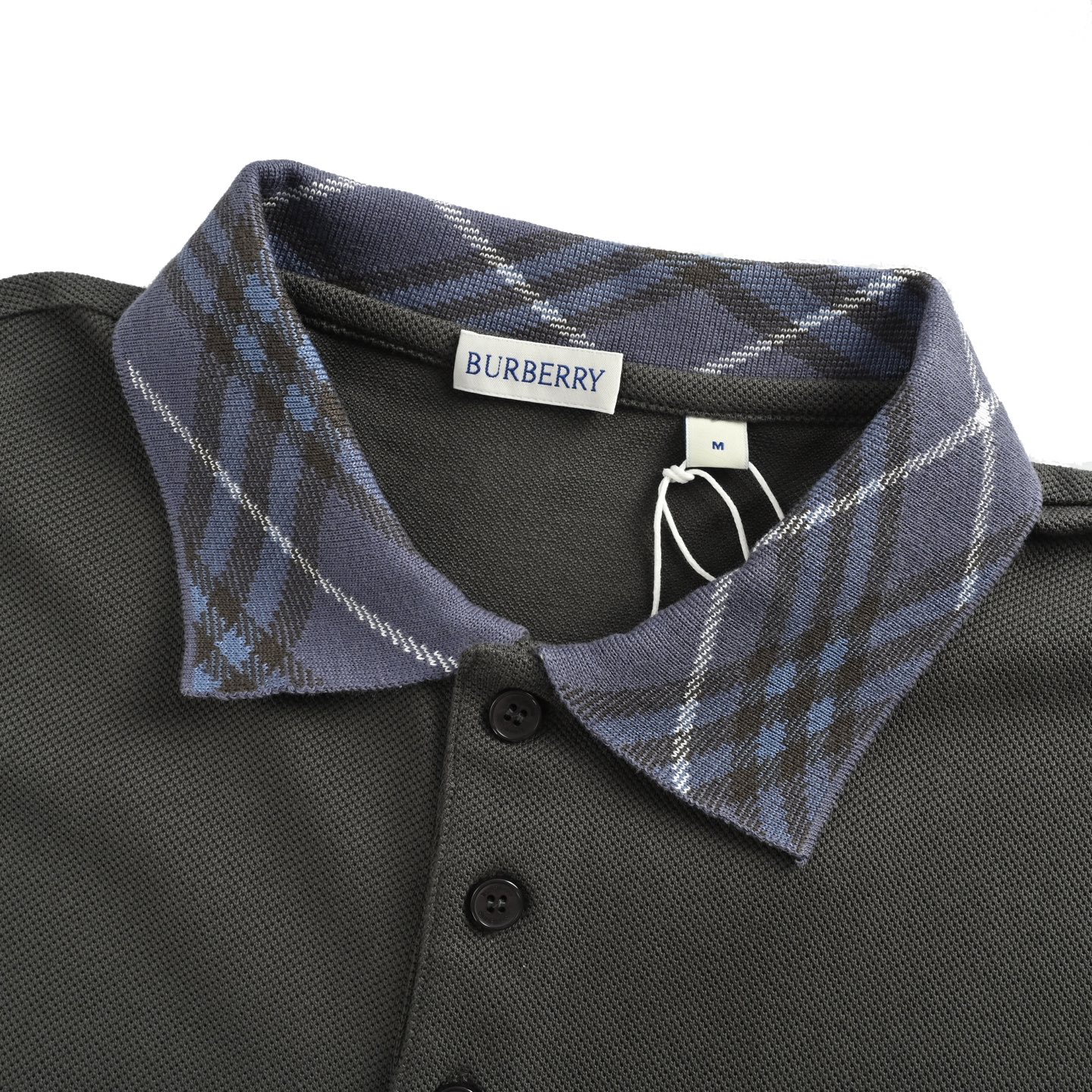 Burberry/巴宝莉 25ss 格纹领Polo短袖