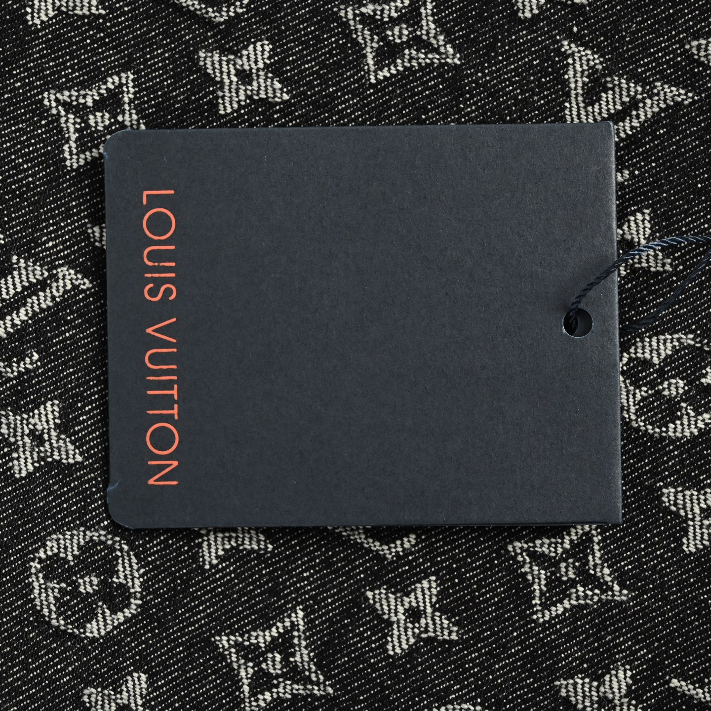 Louis Vuitton/路易威 FA满印珍珠扣老花牛仔短袖衬衫