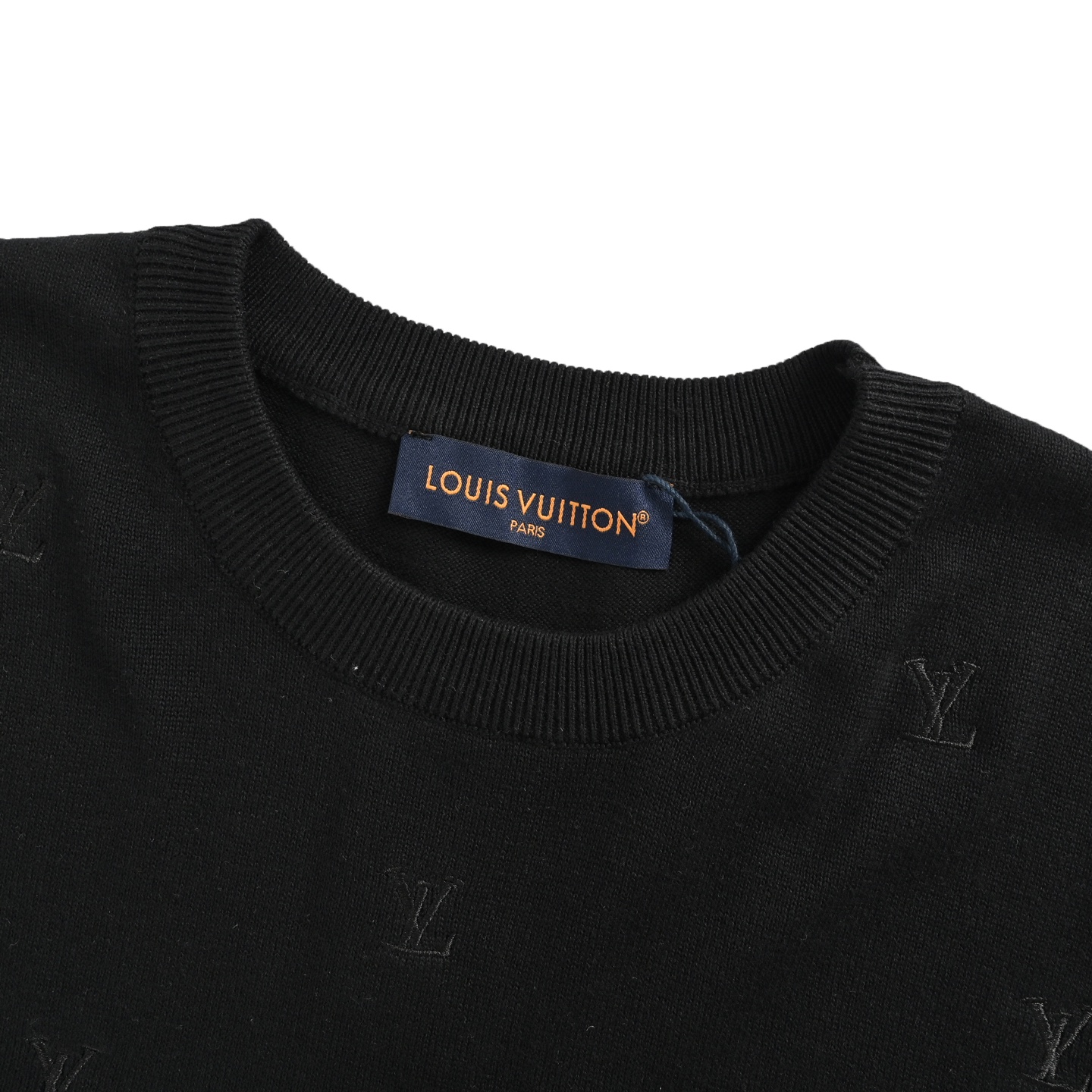 Louis Vuitton/路易威登 25ss 全幅小标刺绣针织短袖