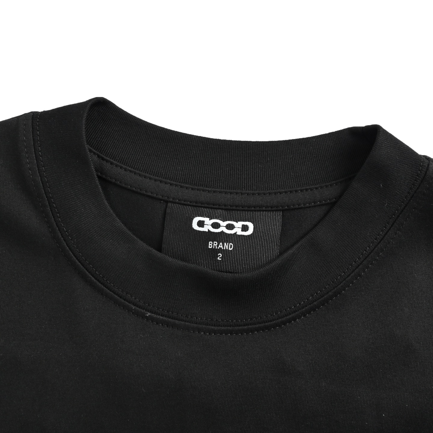 GOOD BRAND 25ss 电镀烤瓷珍珠字母短袖