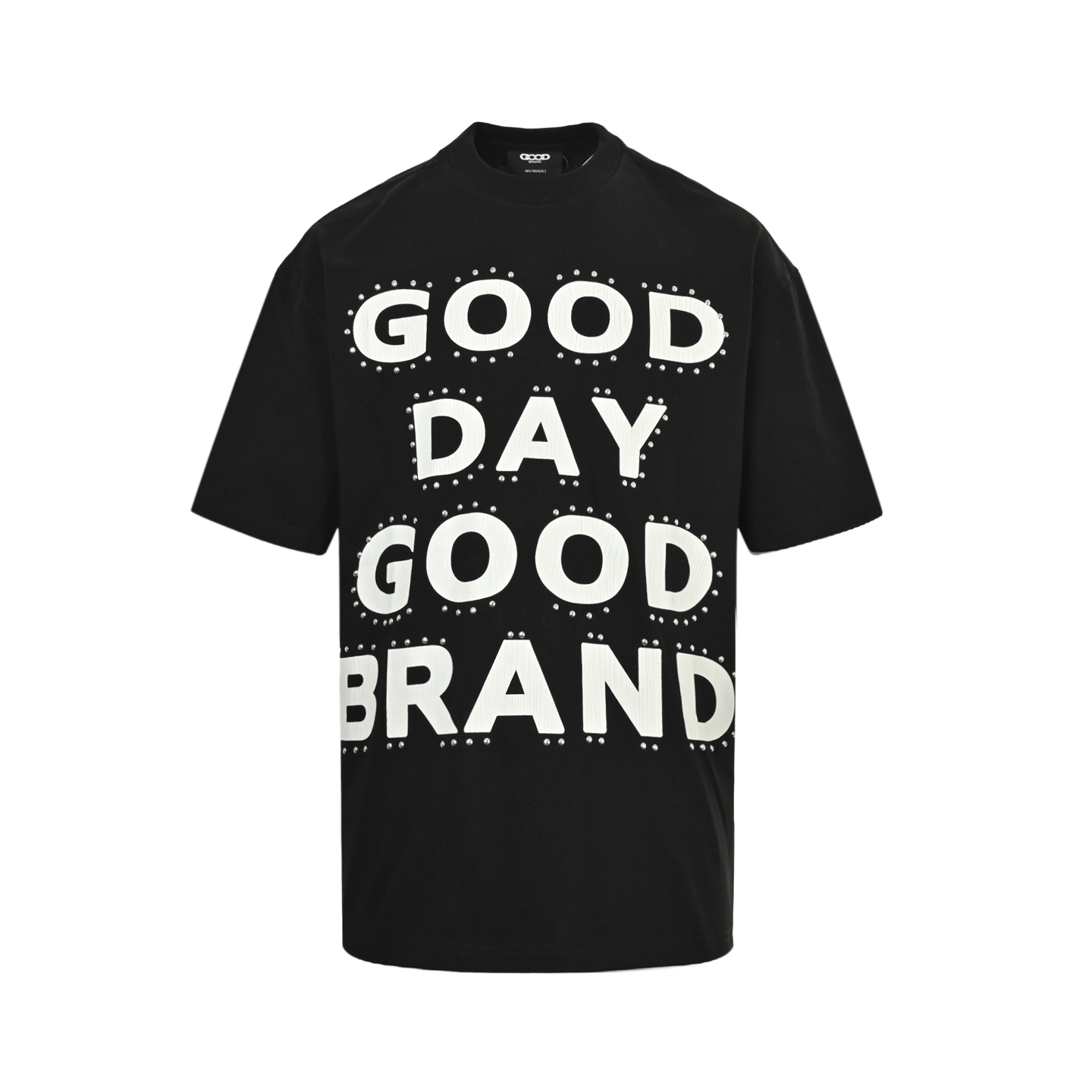 GOODBRAND 25ss ALLDAY 铆钉裂纹印花宽松短袖