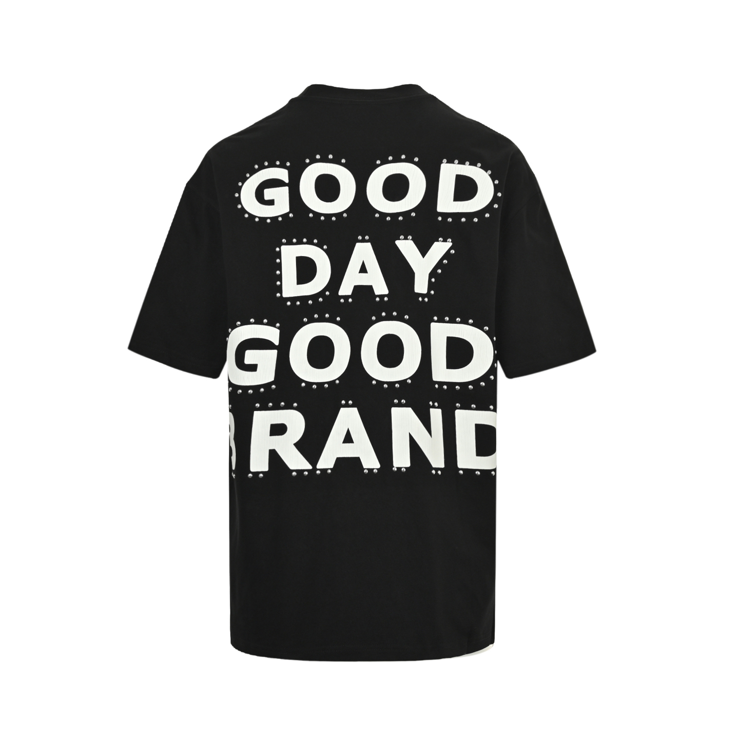 GOODBRAND 25ss ALLDAY 铆钉裂纹印花宽松短袖