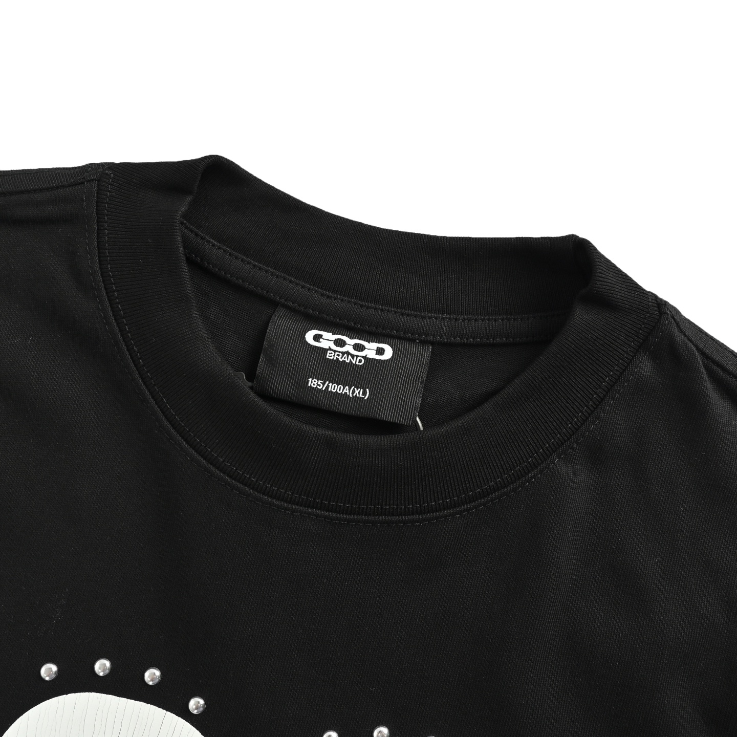 GOODBRAND 25ss ALLDAY 铆钉裂纹印花宽松短袖