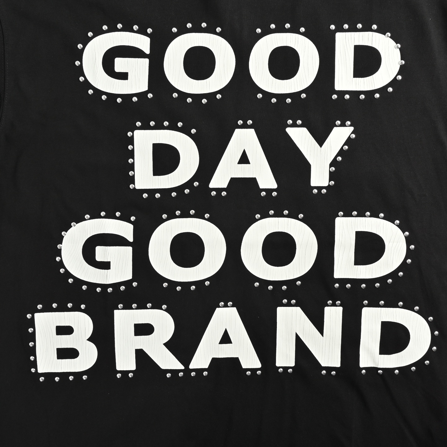 GOODBRAND 25ss ALLDAY 铆钉裂纹印花宽松短袖