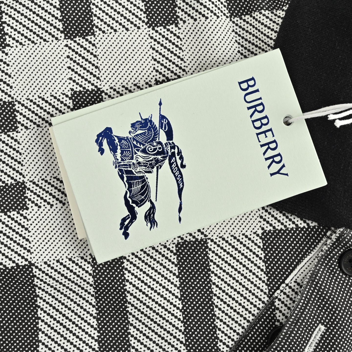 Burberry/巴宝莉 25ss 斜格纹Polo短袖