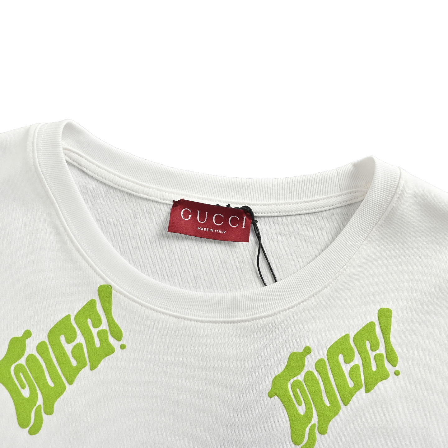 Gucci/古驰 25ss 绿色发泡印花短袖 GUCCI新款T恤
