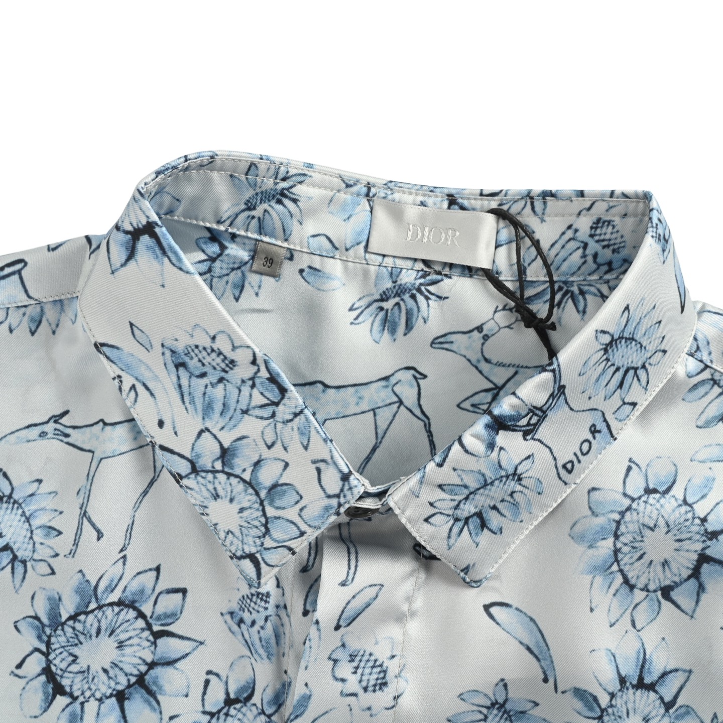 Dior/迪奥 25ss 花卉动物满印短袖衬衫 Dior春夏新款衬衫