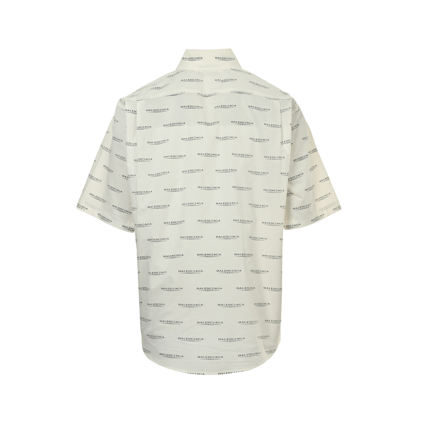 Balenciaga/巴黎世家 25ss 满印字母徽标短袖衬衫