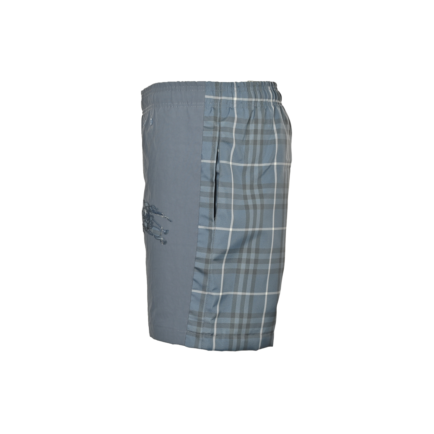 Burberry/巴宝莉 经典斜格纹拼接沙滩短裤