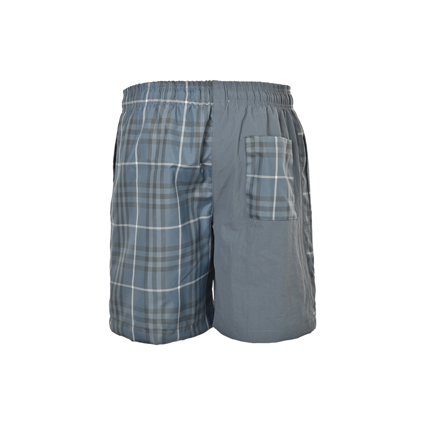 Burberry/巴宝莉 经典斜格纹拼接沙滩短裤