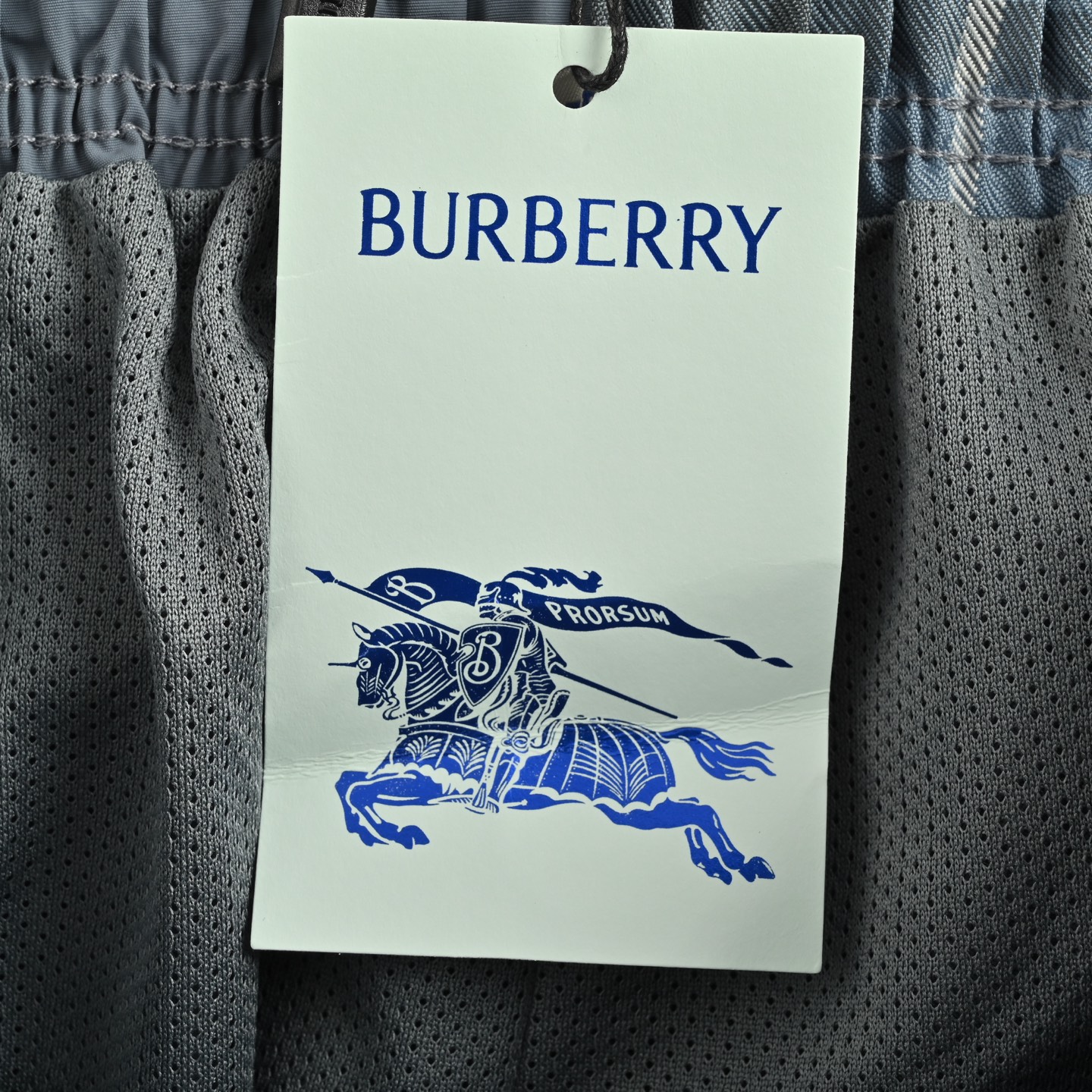 Burberry/巴宝莉 经典斜格纹拼接沙滩短裤