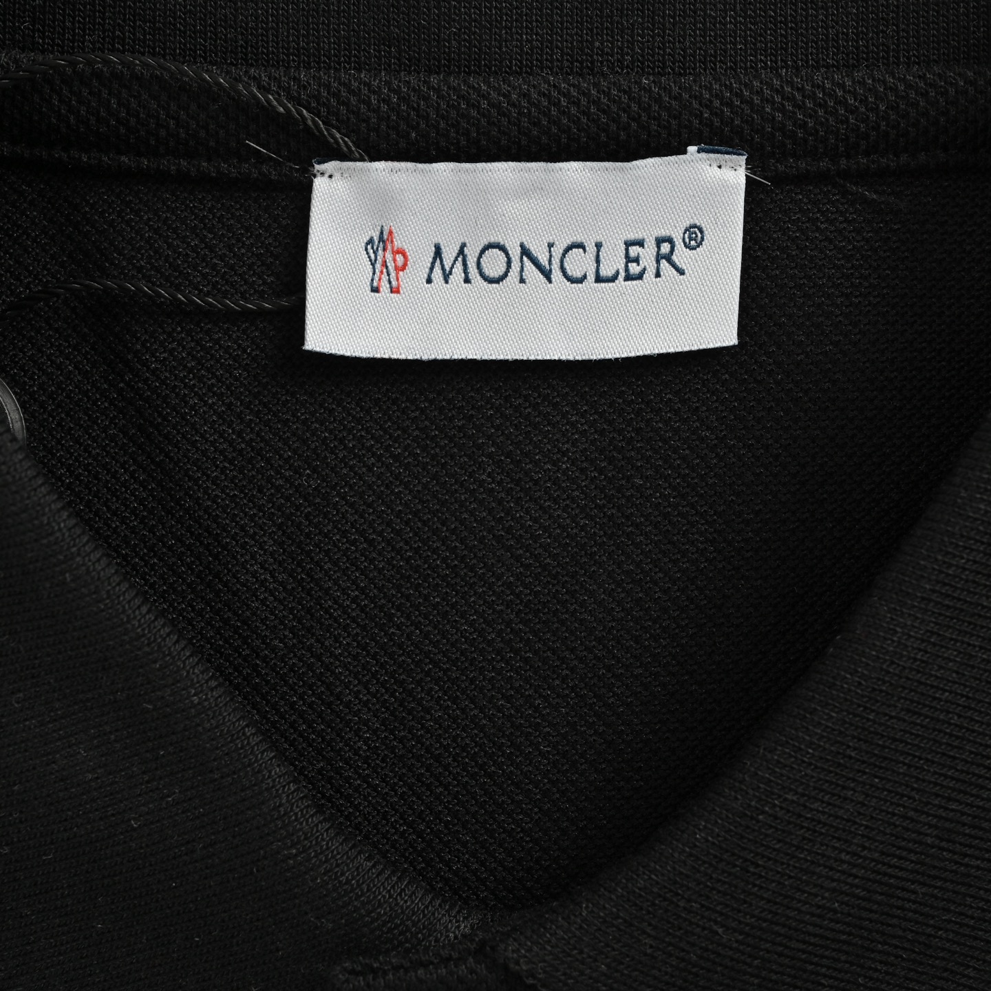Moncler/蒙口 25ss 手臂织带拼接徽章Polo短袖 黑色 白色