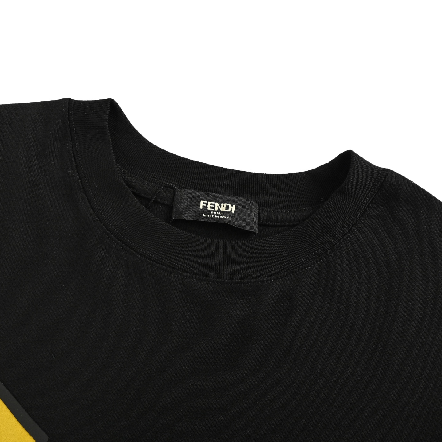 Fendi/芬迪 25ss 小怪兽眼睛植绒压胶短袖