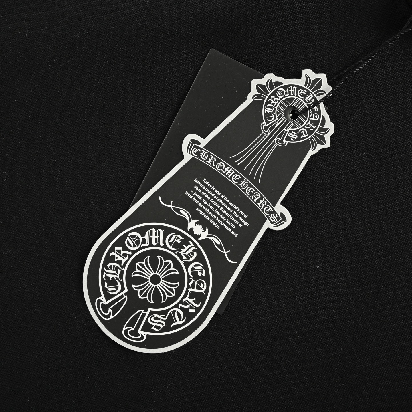 Chrome Hearts/克罗心 25ss 条纹十字花印花短袖 黑色 白色
