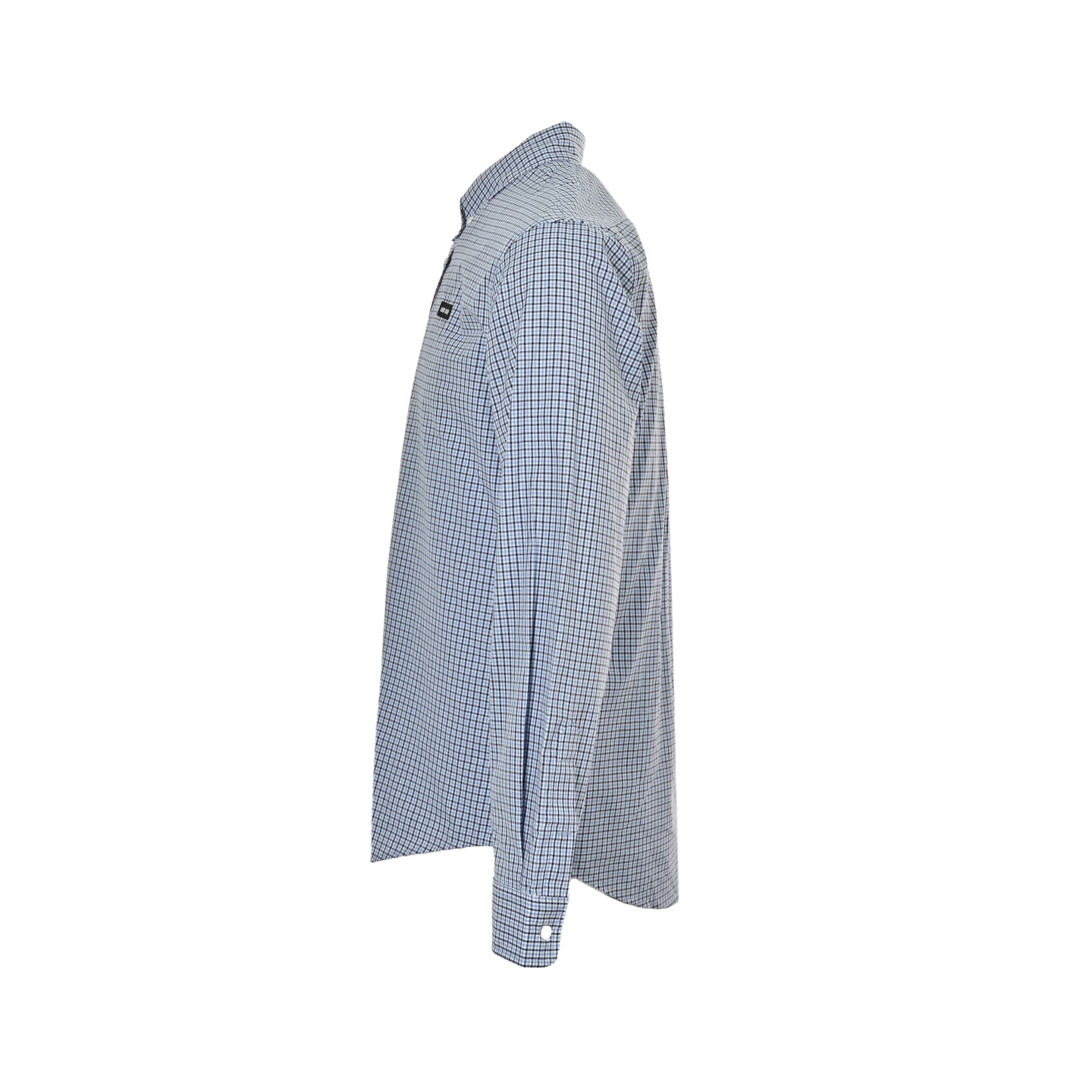 Miu Miu/缪缪 细蓝格纹长袖衬衫-Chinese UA Cheap High Quatity Brand Clothes Bags handbags Sneakers wholesale wholesaler seller from China Factory suppliers Fashion Clothing Shoes best Quality Beautiful Price Miu Miu/缪缪 细蓝格纹长袖衬衫