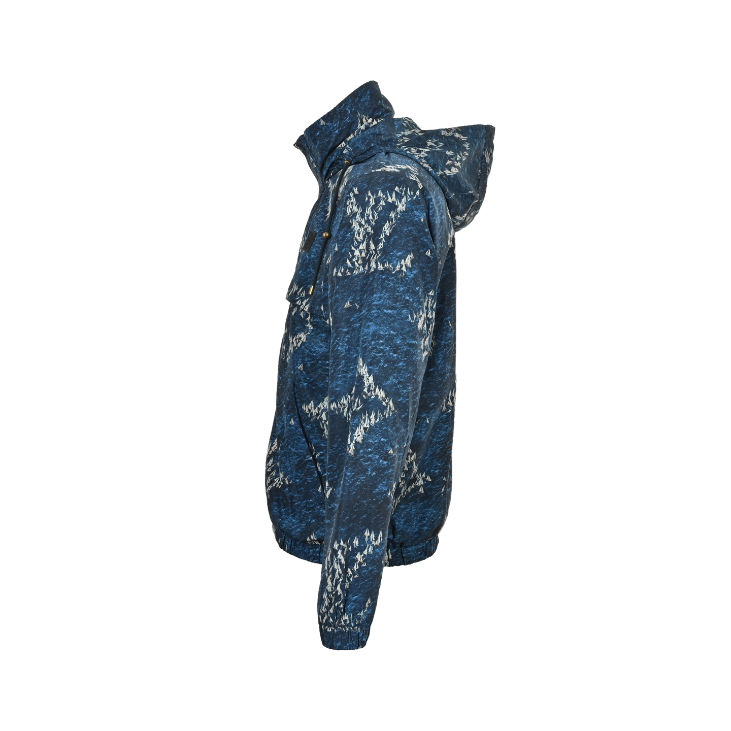 Louis Vuitton/路易威登 蓝印染印花连帽夹克外套