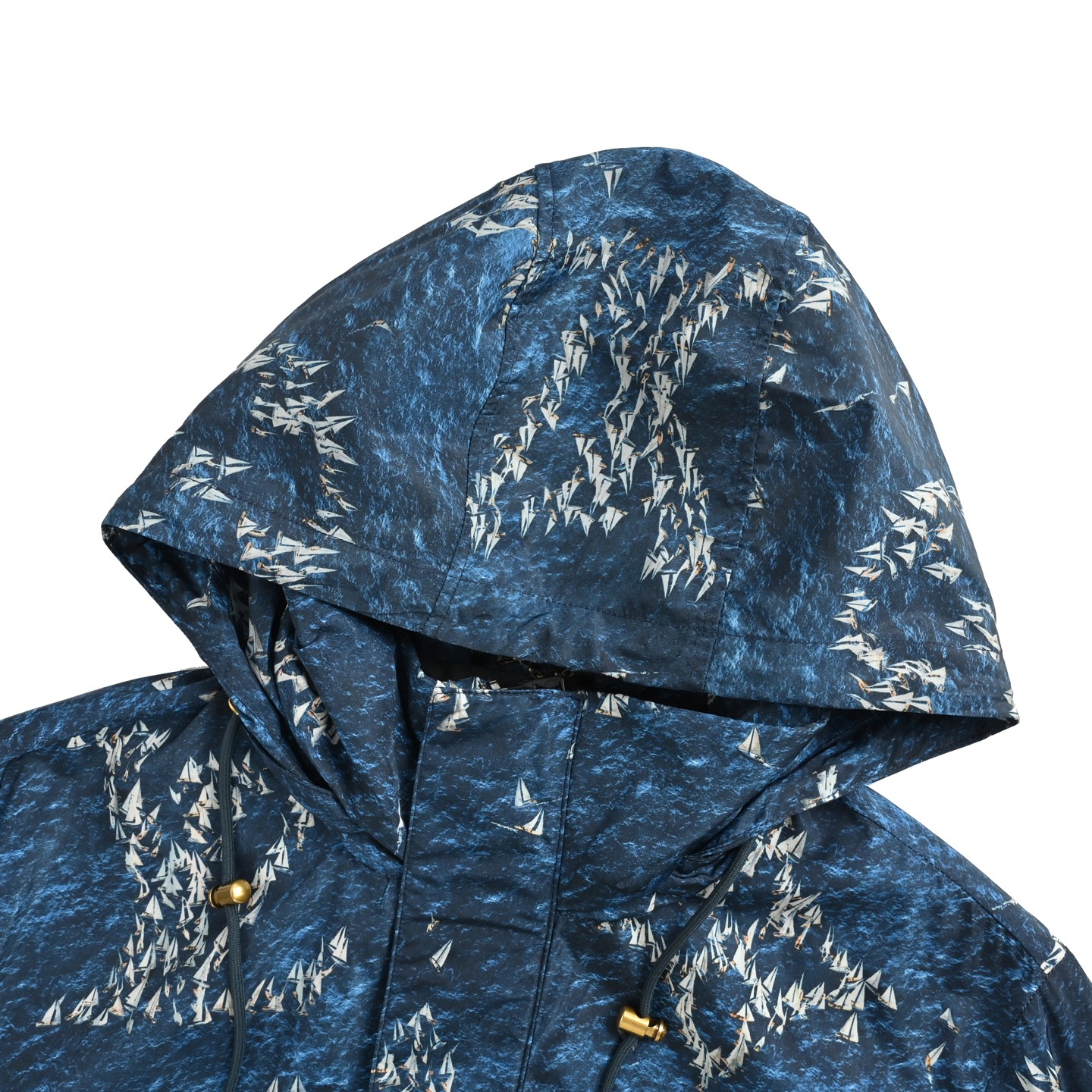 Louis Vuitton/路易威登 蓝印染印花连帽夹克外套