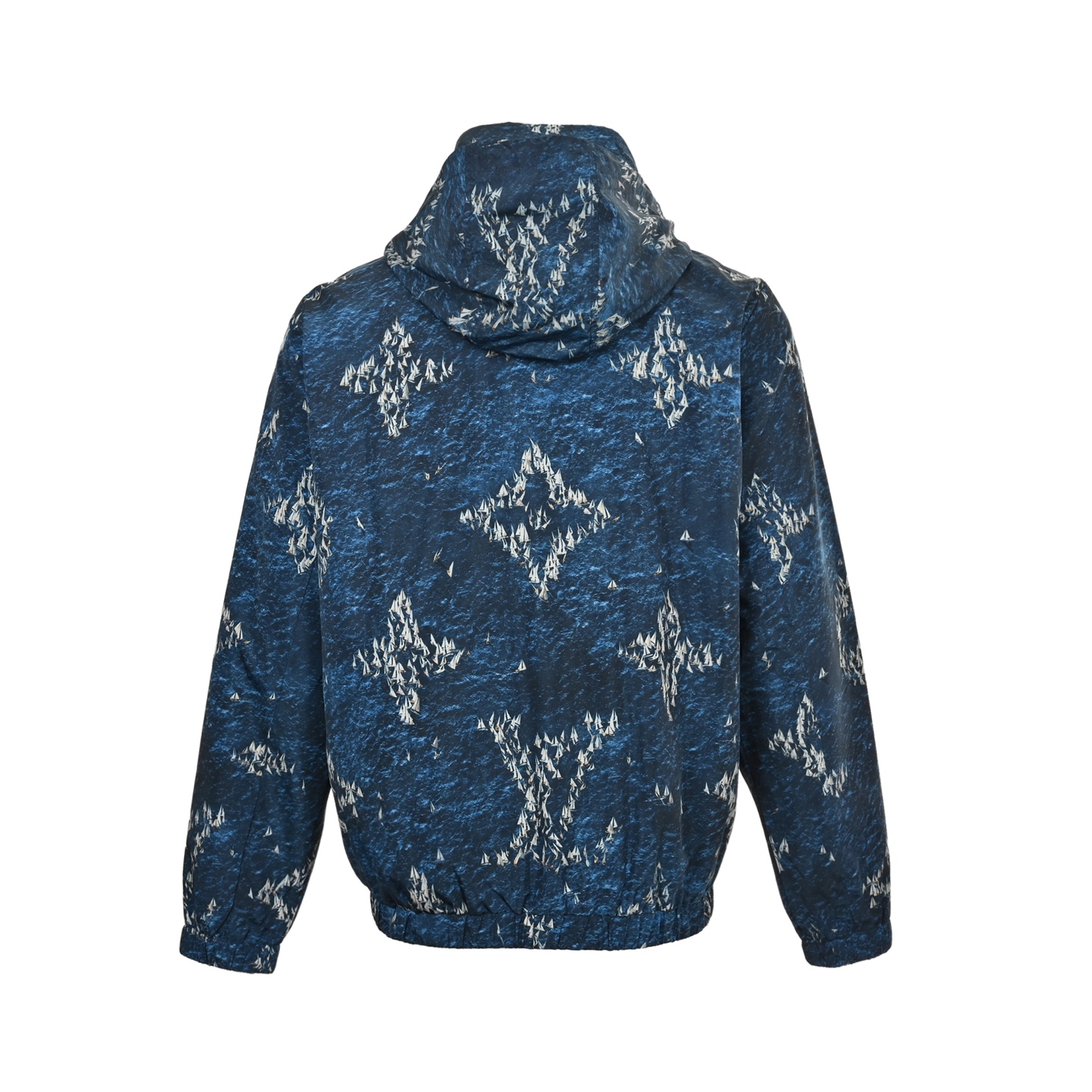 Louis Vuitton/路易威登 蓝印染印花连帽夹克外套