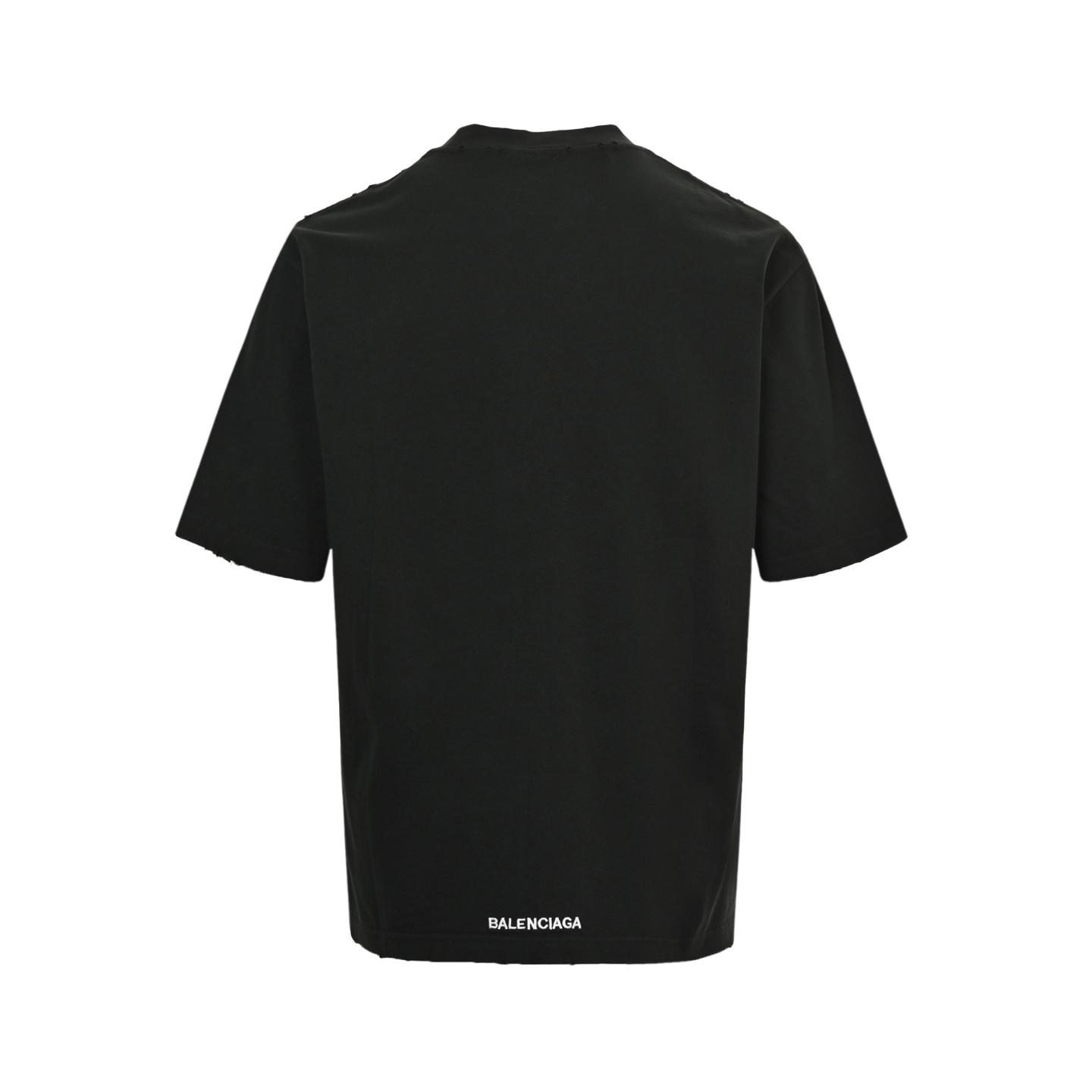 Balenciaga/巴黎世家 情人节限定小爱心刺绣短袖 黑色 白色