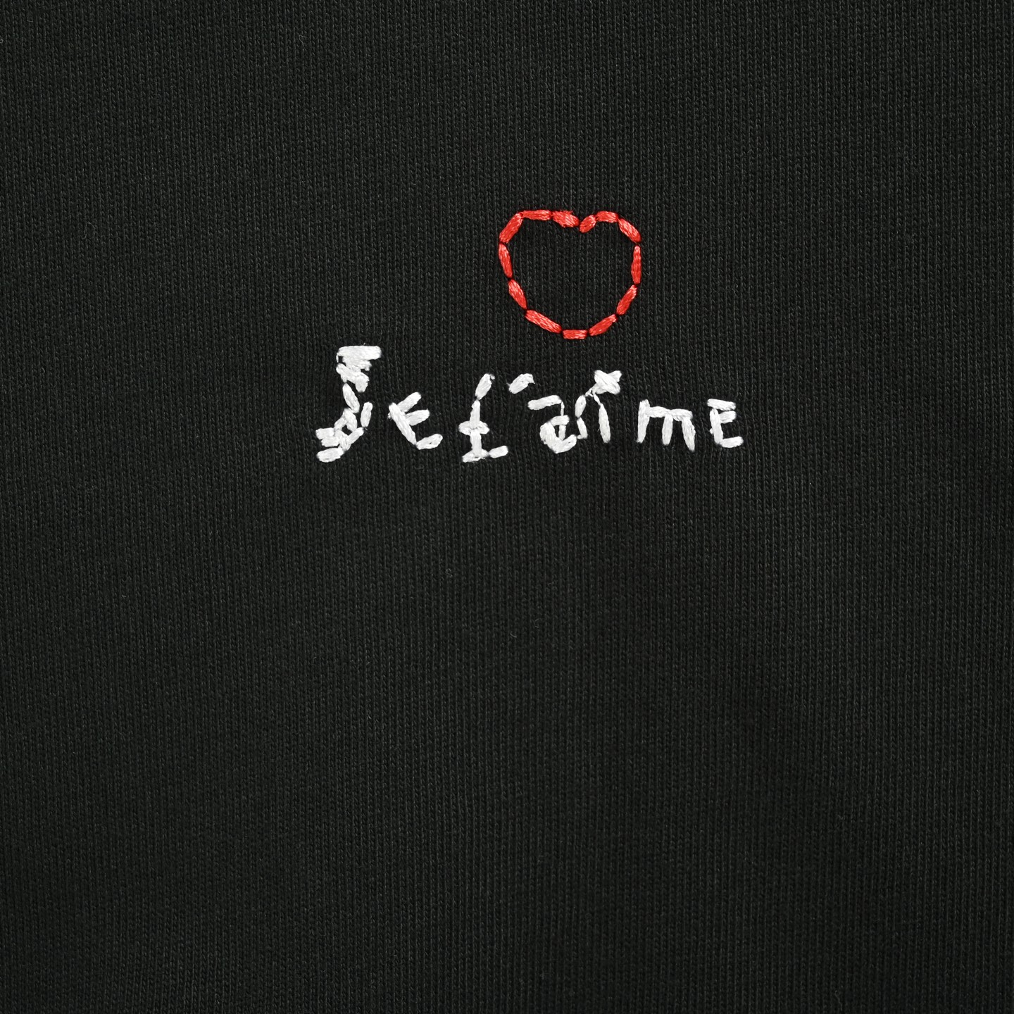 Balenciaga/巴黎世家 情人节限定小爱心刺绣短袖 黑色 白色