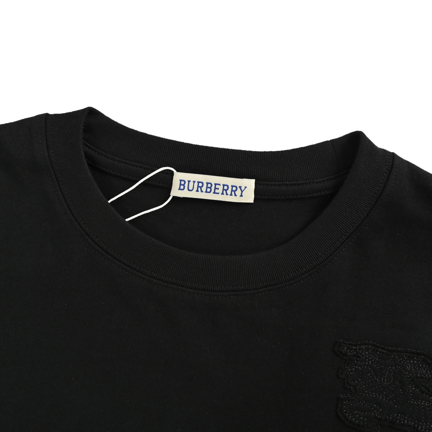 Burberry/巴宝莉 25ss 肩膀战马贴布短袖 黑色 白色