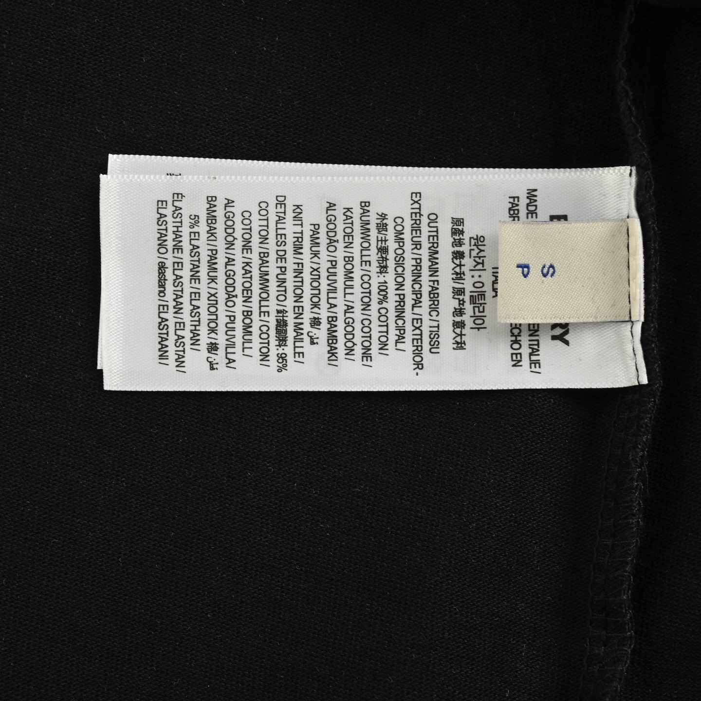 Burberry/巴宝莉 25ss 肩膀战马贴布短袖 黑色 白色