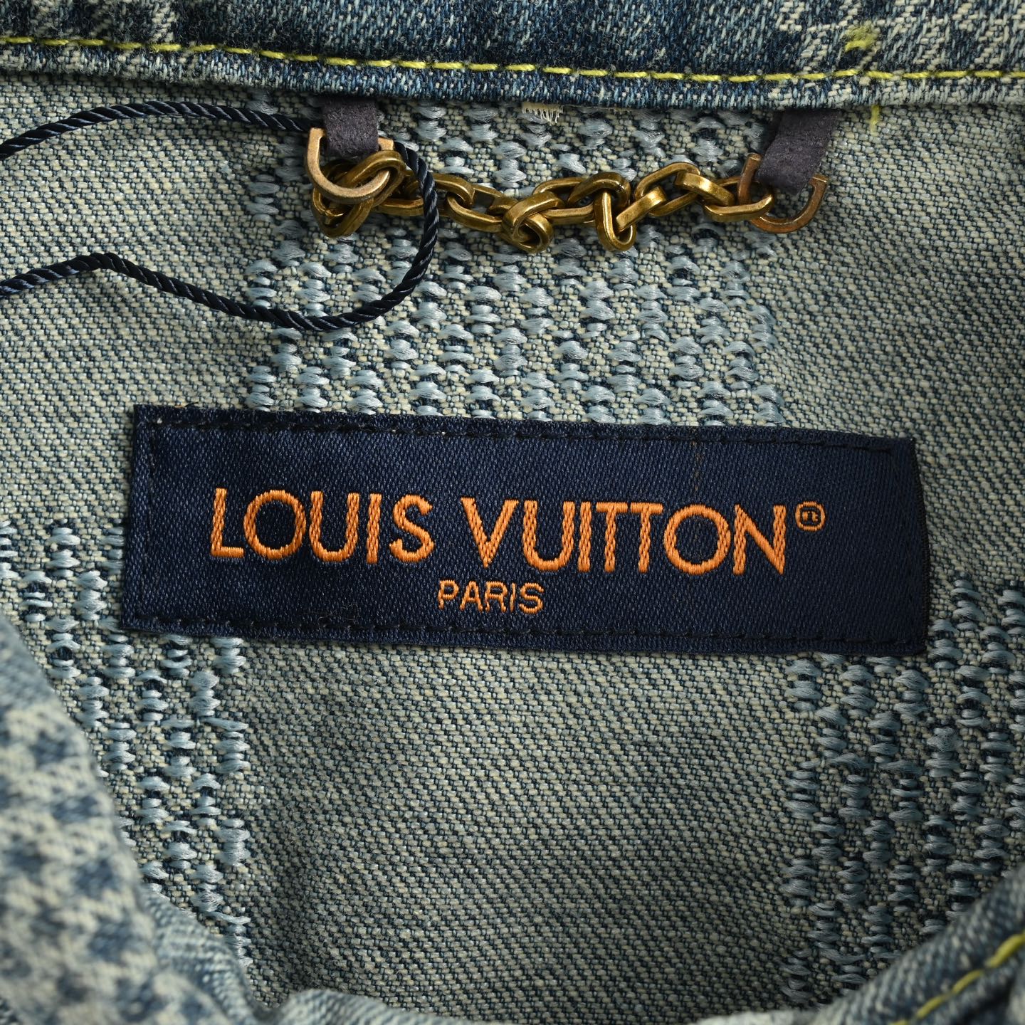 Louis Vuitton/路易威登 25ss 棋盘格套装牛仔短袖衬衫