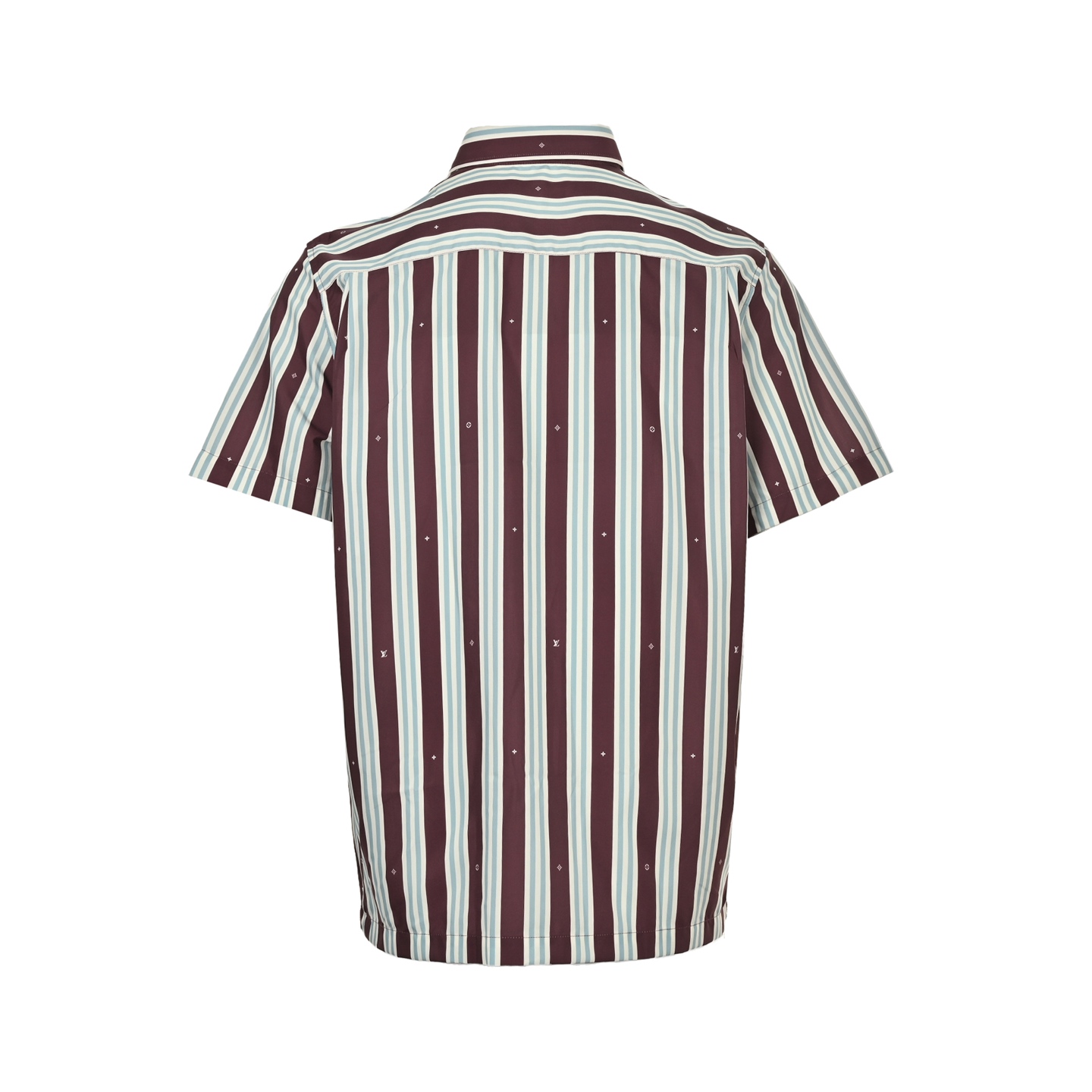 Louis Vuitton/路易威登 棕白条纹短袖衬衫