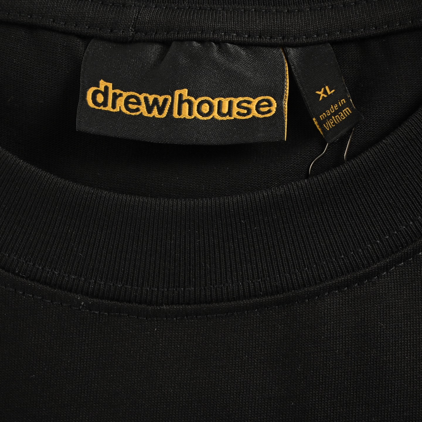 Drew House 小标印花短袖 280克重双纱精梳棉面料 黑色 白色