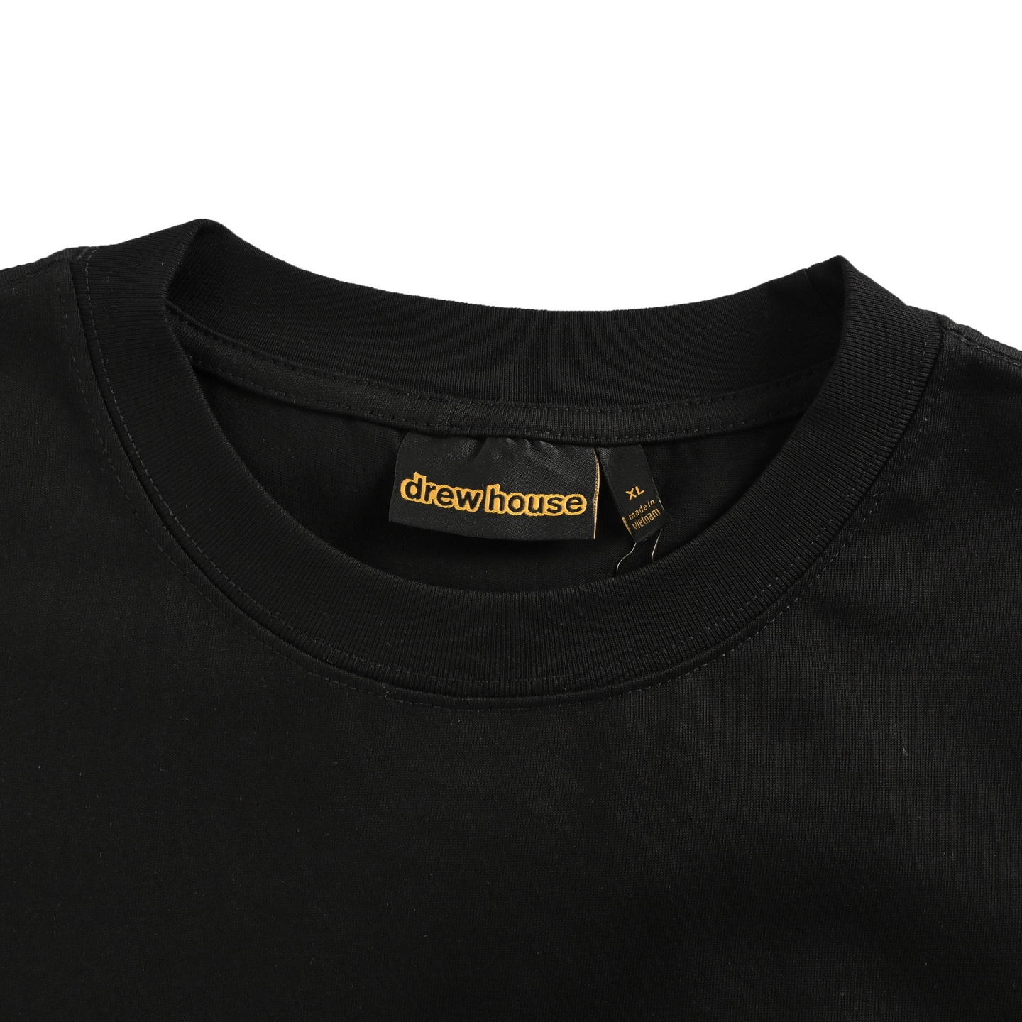 Drew House 小标印花短袖 280克重双纱精梳棉面料 黑色 白色