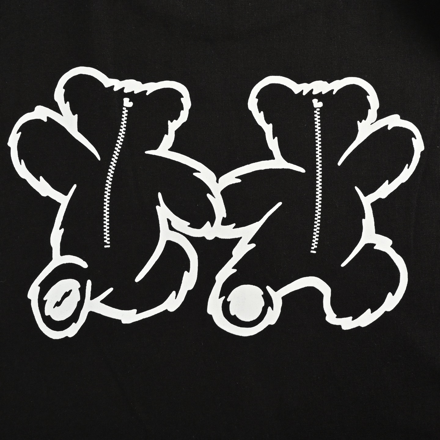 We11 Done 25ss 双面牵手小熊印花短袖 黑色 灰色-Chinese UA Cheap High Quatity Brand Clothes Bags handbags Sneakers wholesale wholesaler seller from China Factory suppliers Fashion Clothing Shoes best Quality Beautiful Price We11 Done 25ss 双面牵手小熊印花短袖 黑色 灰色