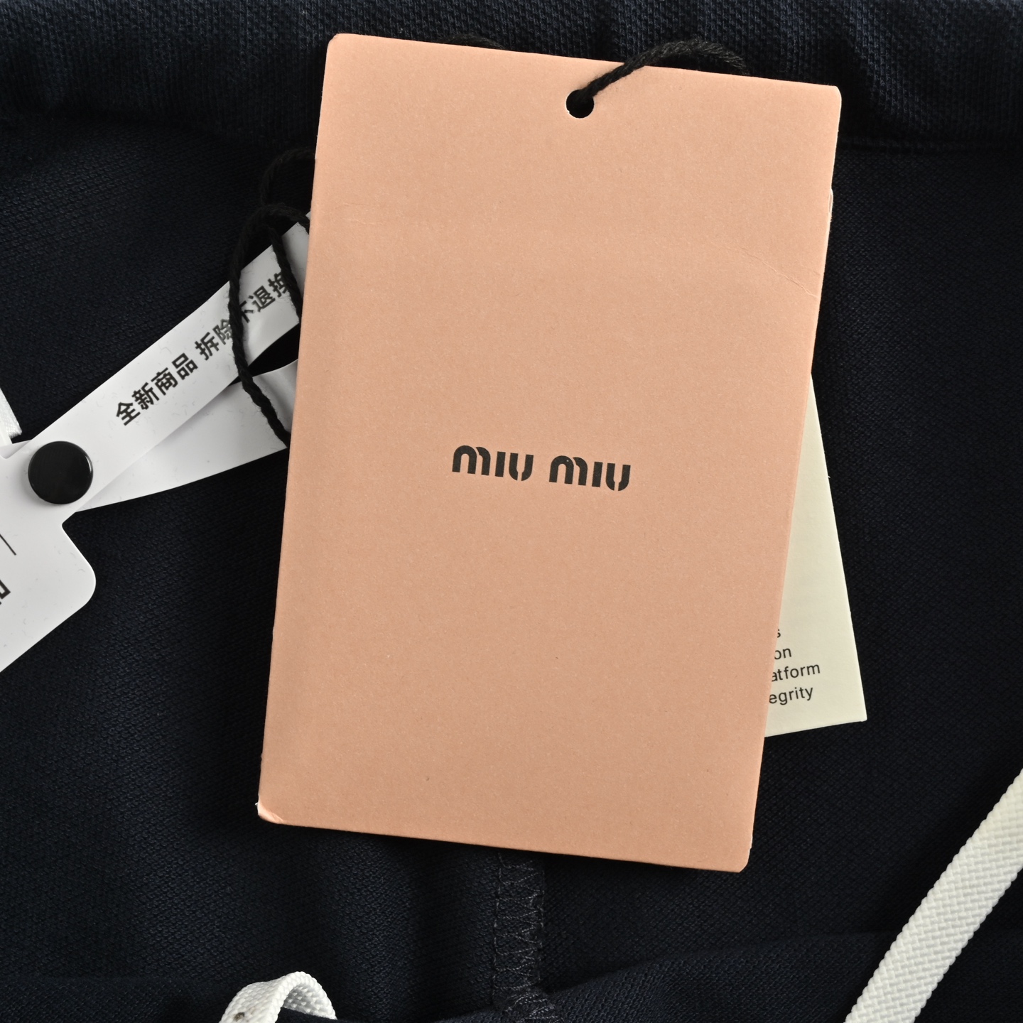 Miu Miu/缪缪 25ss 小字母刺绣短裤