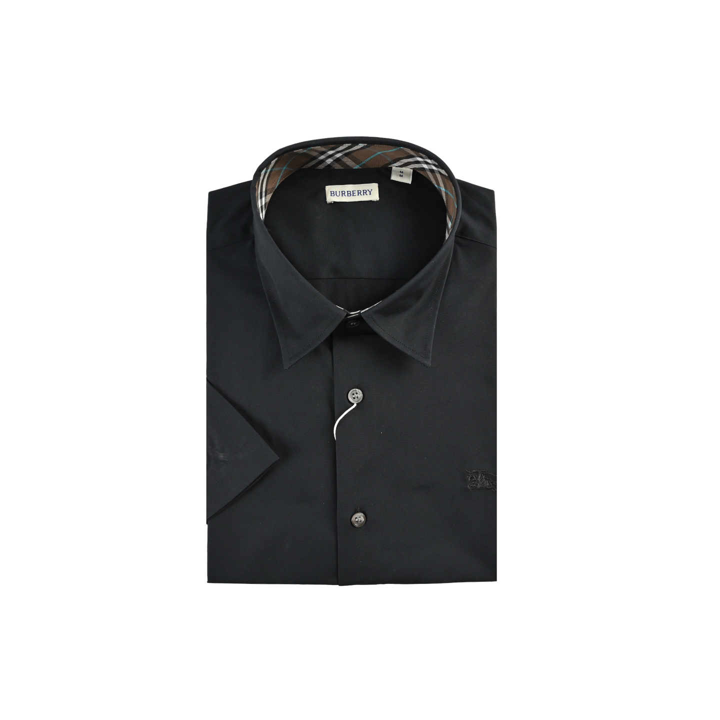 Burberry/巴宝莉 战马刺绣棉质短袖衬衫