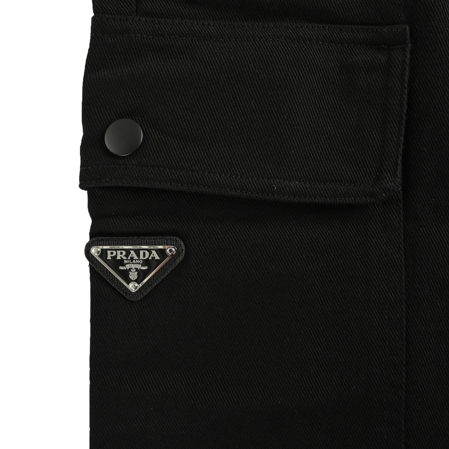 Prada/普拉达 25ss 口袋三角标工装长裤