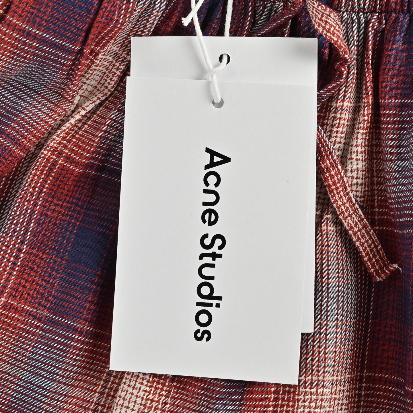 Acne Studios 25ss 红白格短裤
