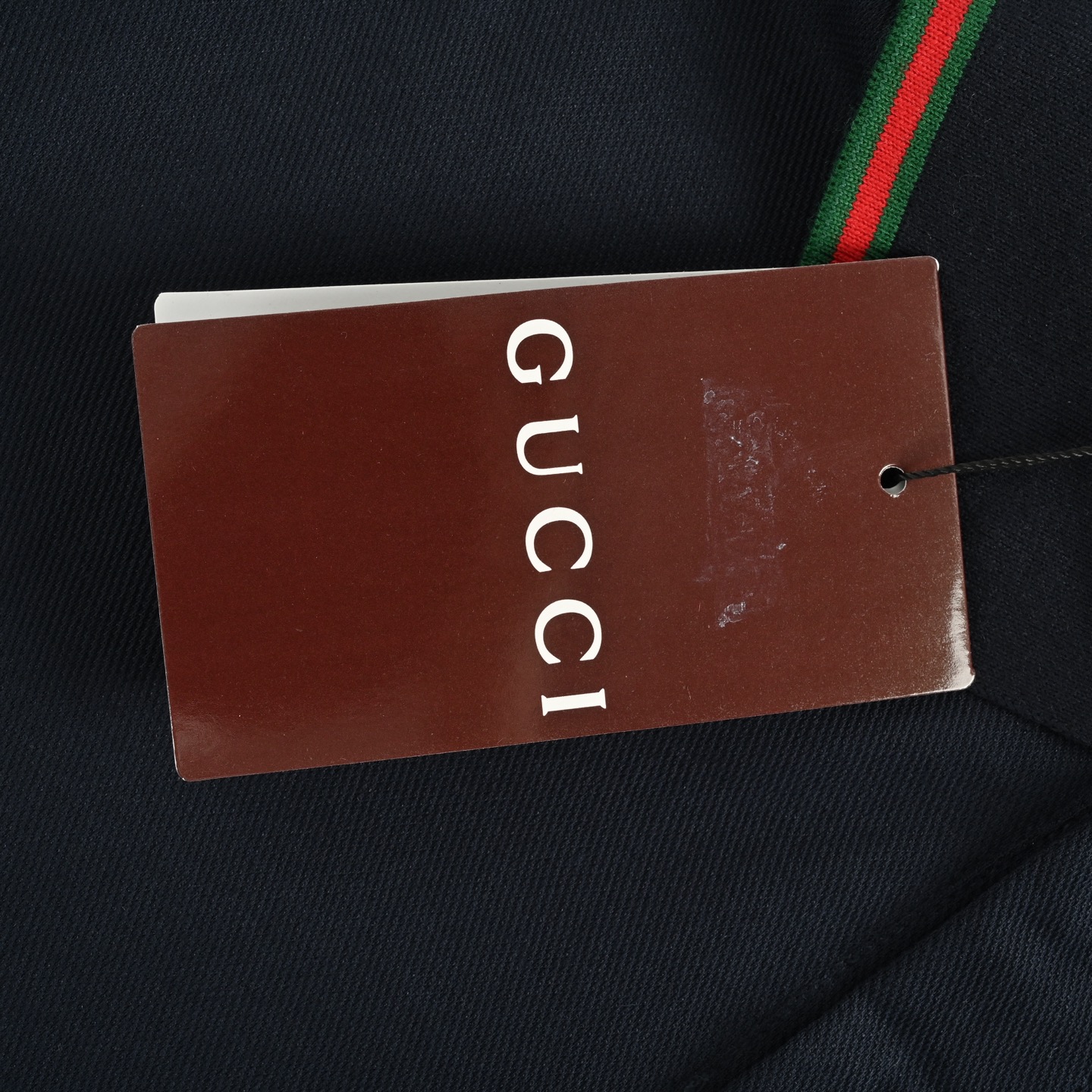 Gucci/古驰 25ss 口袋织带标识Polo短袖 定制三角珠层雅致珠地棉
