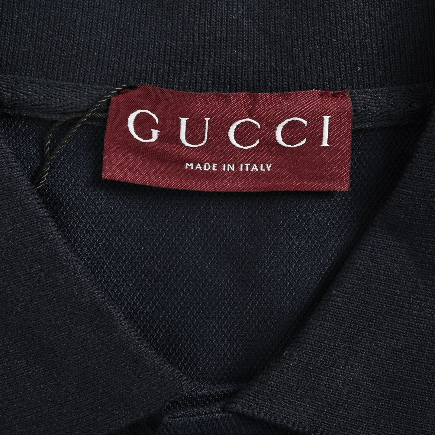 Gucci/古驰 25ss 口袋织带标识Polo短袖 定制三角珠层雅致珠地棉