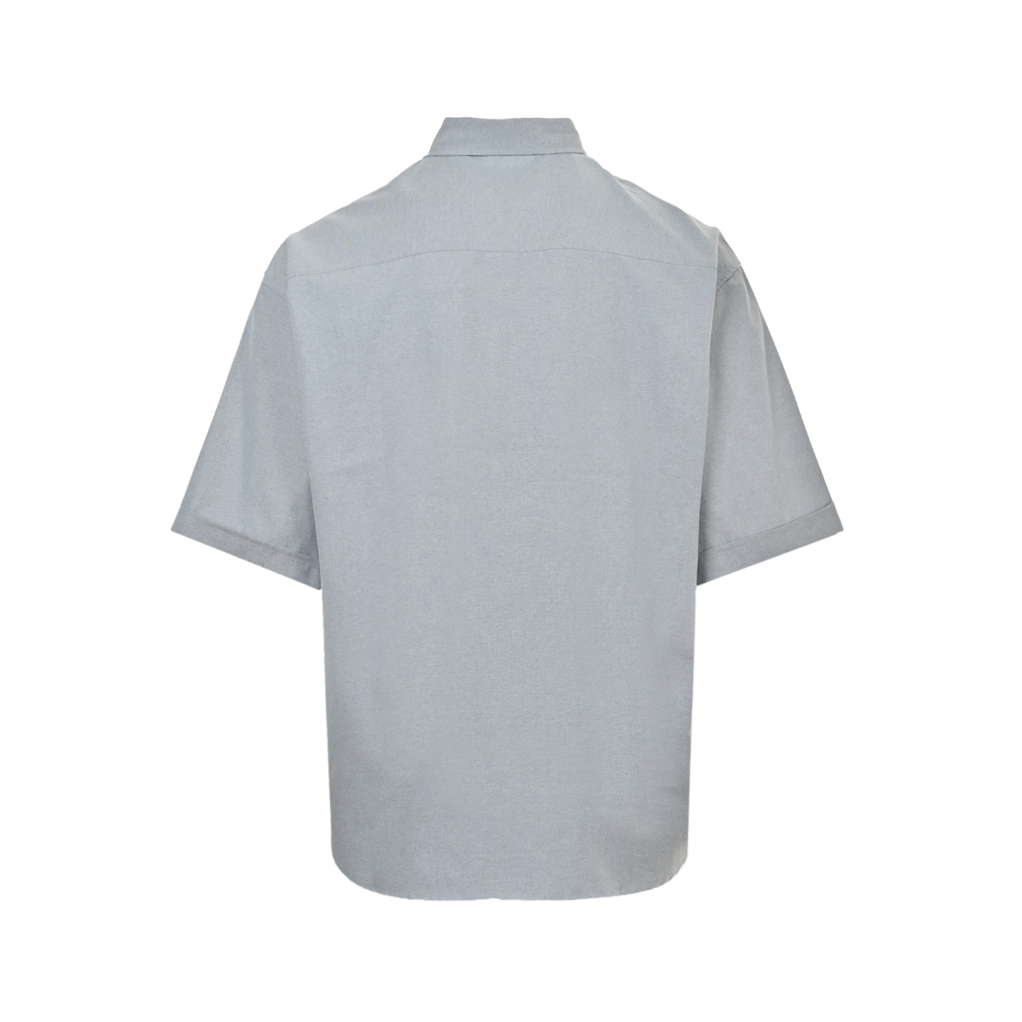 Ami 小爱心刺绣短袖衬衫 定制奢感牛津布