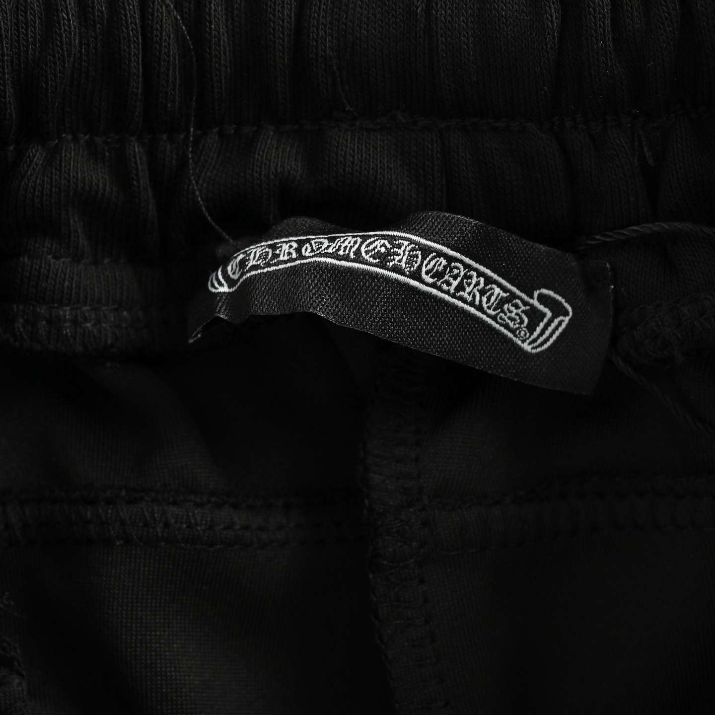 Chrome Hearts/克罗心 25ss 刺绣白标十字架短裤 黑色