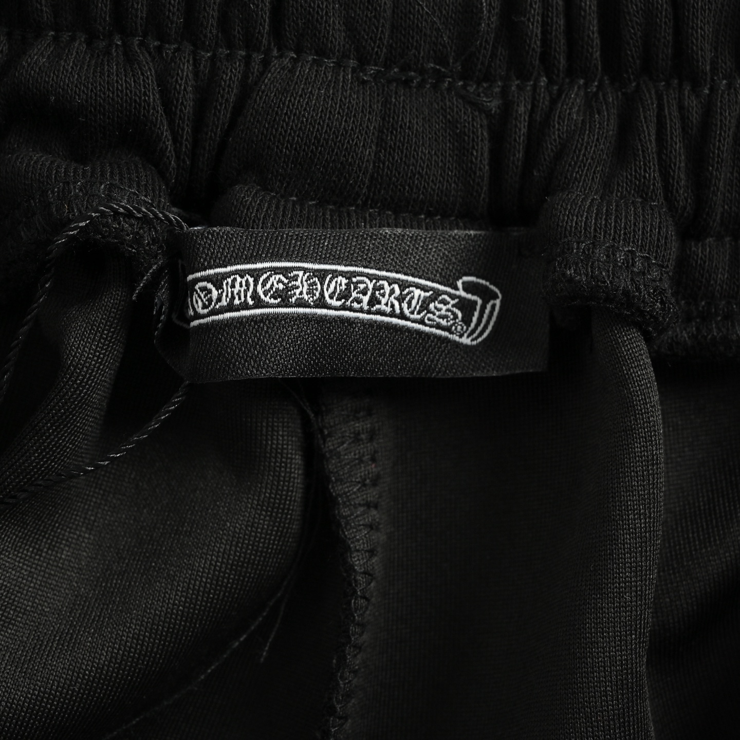 Chrome Hearts/克罗心 25ss 刺绣白标十字架短裤 黑色