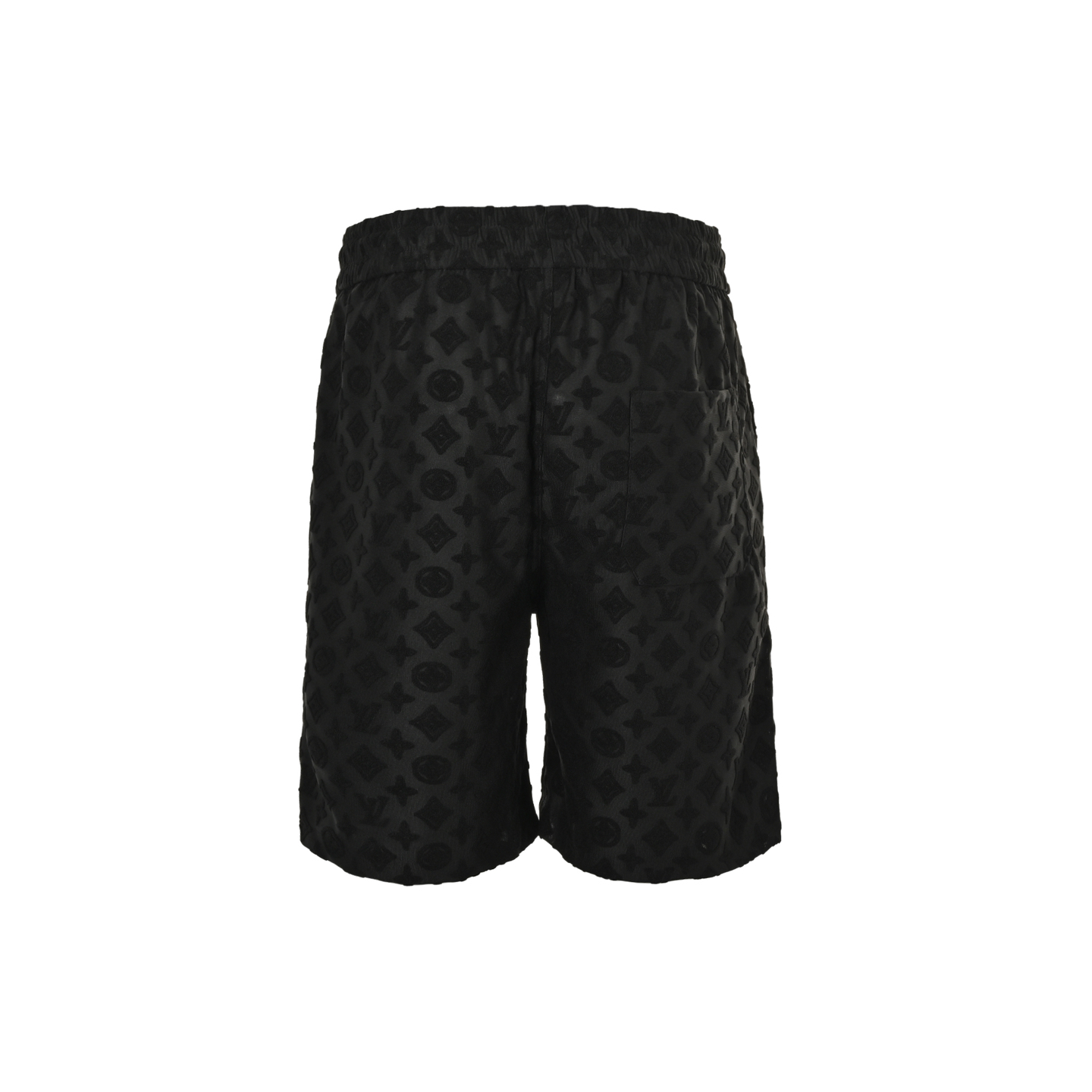 Louis Vuitton/路易威登 25ss 凹凸满印老花提花短裤 白色 黑色