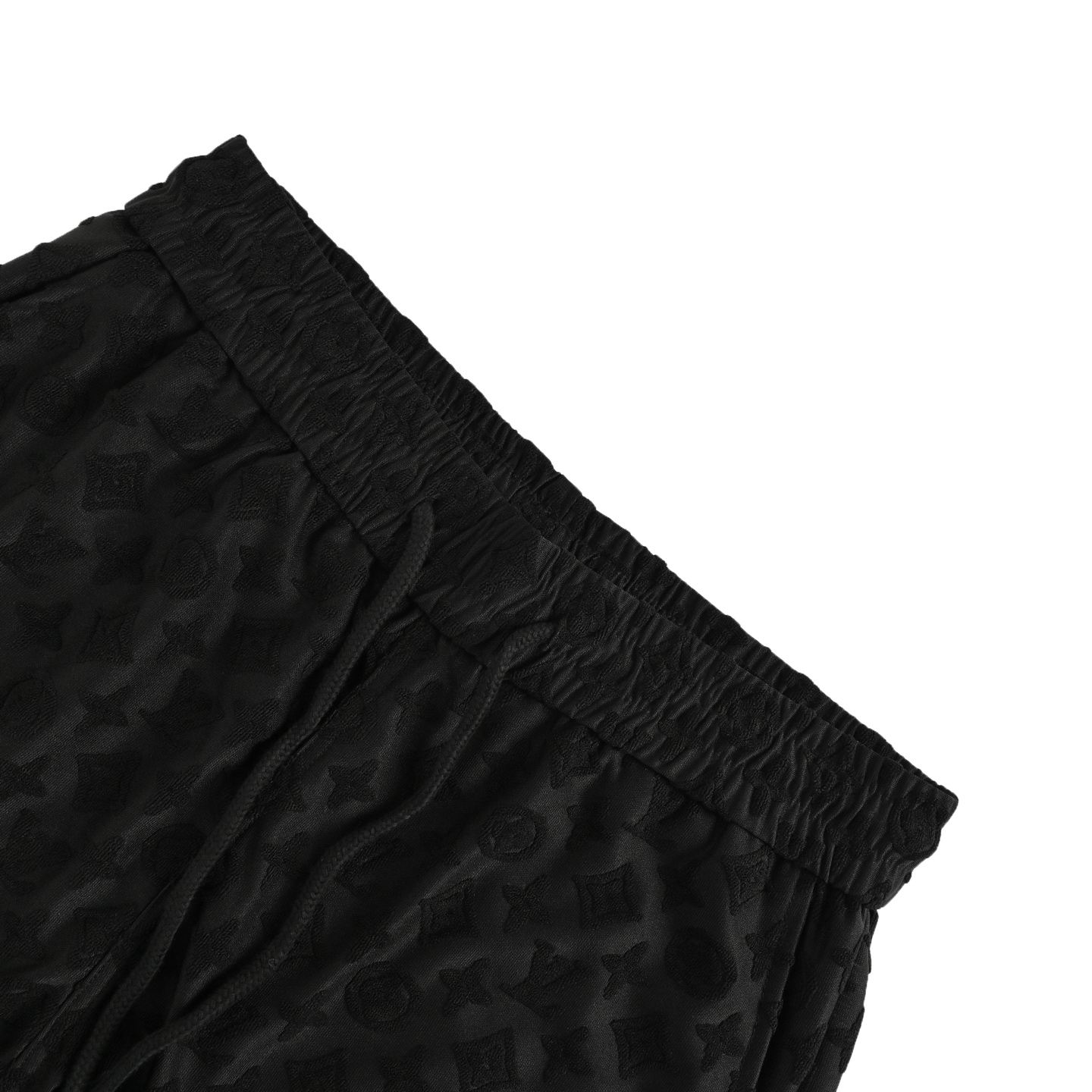 Louis Vuitton/路易威登 25ss 凹凸满印老花提花短裤 白色 黑色